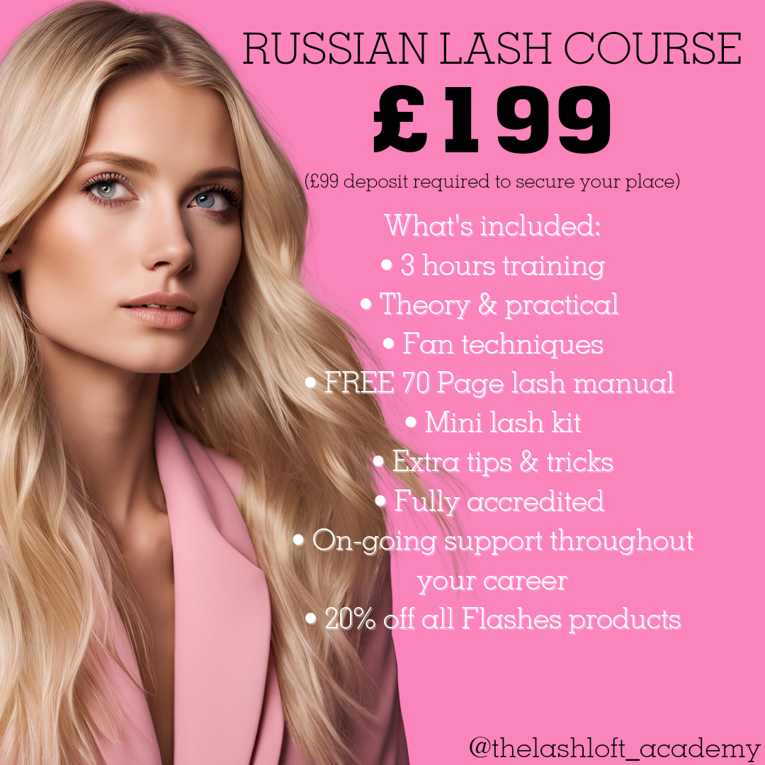 Russian Lash Course- In Salon